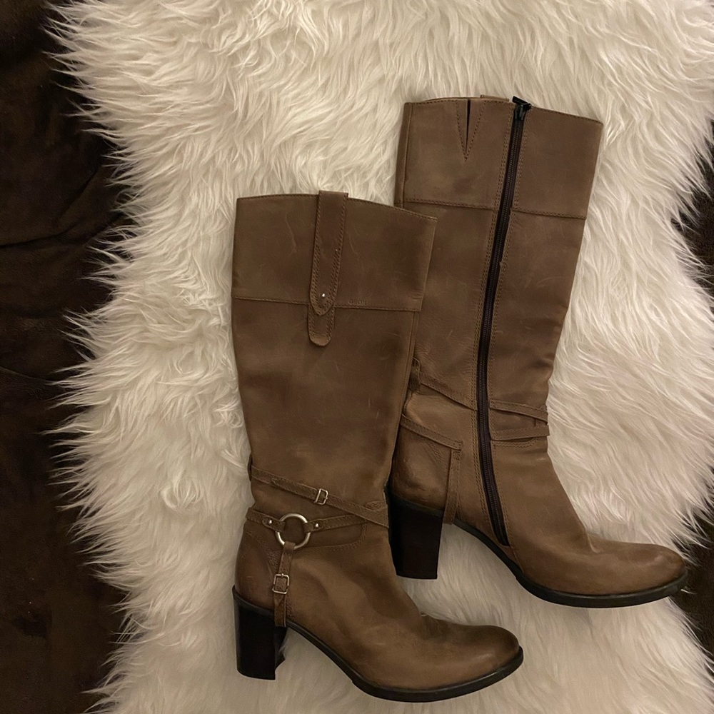 Geox Tall Leather Boots